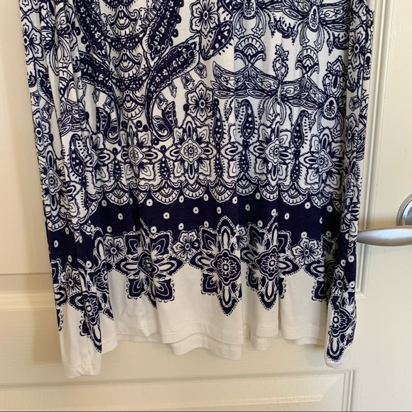 Joe Fresh White and Navy Floral Sundress - Picture 4 of 5